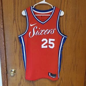Nike Dri-Fit NBA Philadelphia 76ers #25 Ben Simmons Jersey
